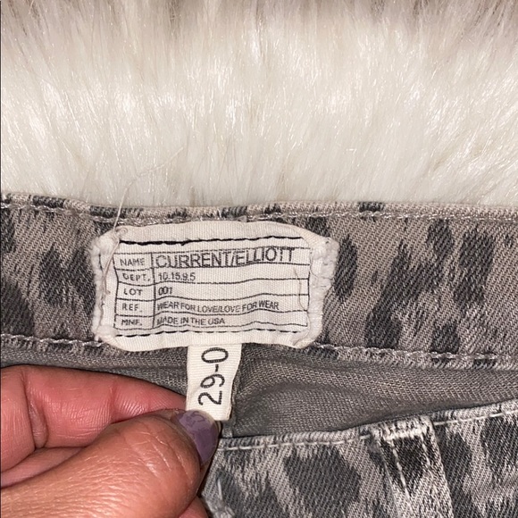 Current Elliott Leopard Stiletto Jeans - Picture 3 of 5